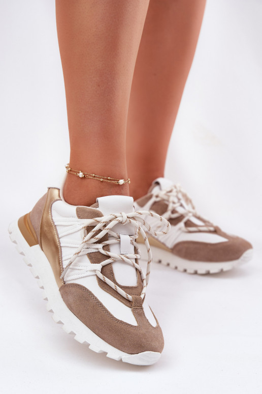 Haut Schuhe Sneakers Stilvollllschuhe Feminin Artiker 56C1738 Beige-goldene Farbe Haut Schuhe Sneakers Stilvollllschuhe Feminin Artiker 56C1738 Beige-goldene Farbe