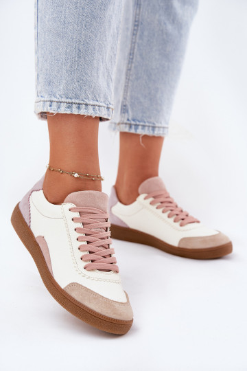Leder-Sneaker für Frauen Zazoo N1220 weiß 2