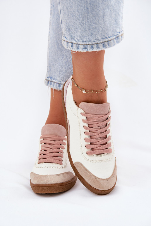 Haut Sneakers Stilvollllschuhe Feminin Zazoo N1220 Zueiße Farbe Haut Sneakers Stilvollllschuhe Feminin Zazoo N1220 Zueiße Farbe