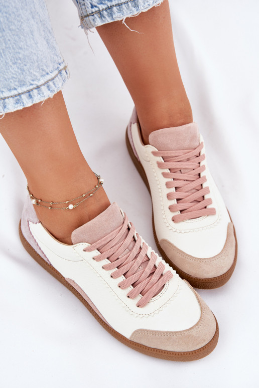 Haut Sneakers Stilvollllschuhe Feminin Zazoo N1220 Zueiße Farbe Haut Sneakers Stilvollllschuhe Feminin Zazoo N1220 Zueiße Farbe