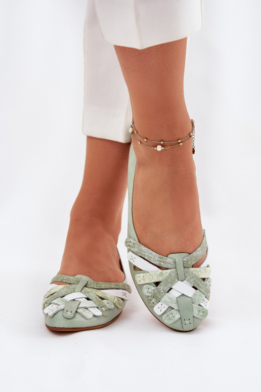 Feminin Ballerinas Es mussciejka 01358-50 Mintfarbe Feminin Ballerinas Es mussciejka 01358-50 Mintfarbe