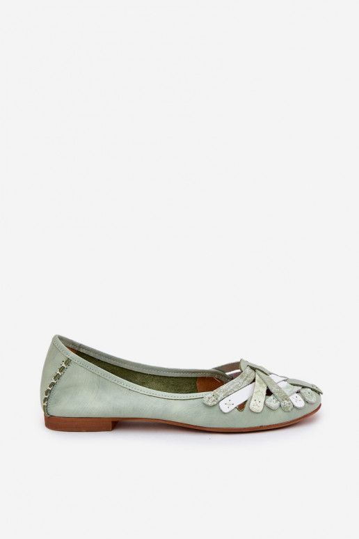 Feminin Ballerinas Es mussciejka 01358-50 Mintfarbe Feminin Ballerinas Es mussciejka 01358-50 Mintfarbe