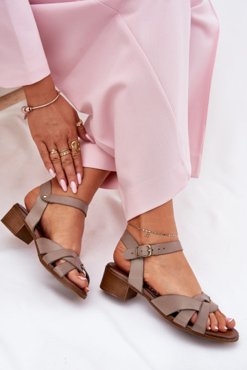 Damensandalen Ermöglicht Subtilm Obcasie Zazoo 40372 Beige