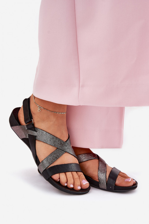 gleichschenklig Damensandalen Feminin Zazoo 40032 schZuarze Farbe gleichschenklig Damensandalen Feminin Zazoo 40032 schZuarze Farbe