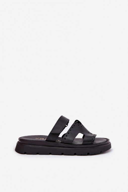 DamenhausschuheErmöglichtturalnej Skóry mit einer Plattform Zazoo 40440 schZuarze Farbe DamenhausschuheErmöglichtturalnej Skóry mit einer Plattform Zazoo 40440 schZuarze Farbe