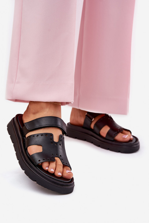 DamenhausschuheErmöglichtturalnej Skóry mit einer Plattform Zazoo 40440 schZuarze Farbe DamenhausschuheErmöglichtturalnej Skóry mit einer Plattform Zazoo 40440 schZuarze Farbe