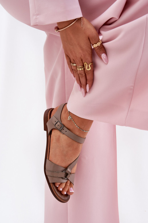 Zazoo 40182 Damensandalen Feminin Beige Zazoo 40182 Damensandalen Feminin Beige