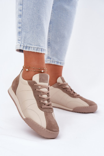 Haut Turnschuhe Feminin Laura Messi 2935 Beige 2