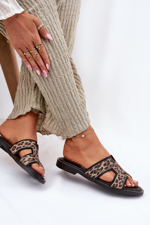 Haut gleichschenklig Hausschuhe mit Leopardenfellmuster Zazoo 40383 schZuarze Farbe Haut gleichschenklig Hausschuhe mit Leopardenfellmuster Zazoo 40383 schZuarze Farbe