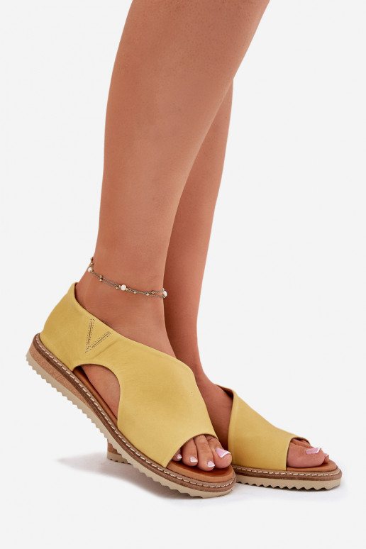 Damensandalen Feminin Artiker 46C1015 gelbe Farbe Damensandalen Feminin Artiker 46C1015 gelbe Farbe