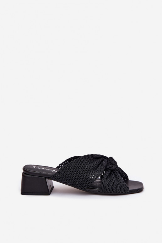 Damenhausschuhe Klocke Es mussciejka 06955-01 schZuarze Farbe Damenhausschuhe Klocke Es mussciejka 06955-01 schZuarze Farbe