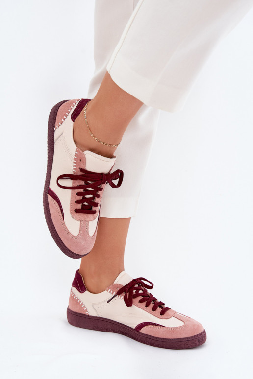 Haut Sneakers Stilvollllschuhe Feminin Zazoo N1202 pinke Farbe Haut Sneakers Stilvollllschuhe Feminin Zazoo N1202 pinke Farbe