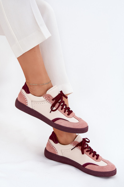 Haut Sneakers Stilvollllschuhe Feminin Zazoo N1202 pinke Farbe Haut Sneakers Stilvollllschuhe Feminin Zazoo N1202 pinke Farbe