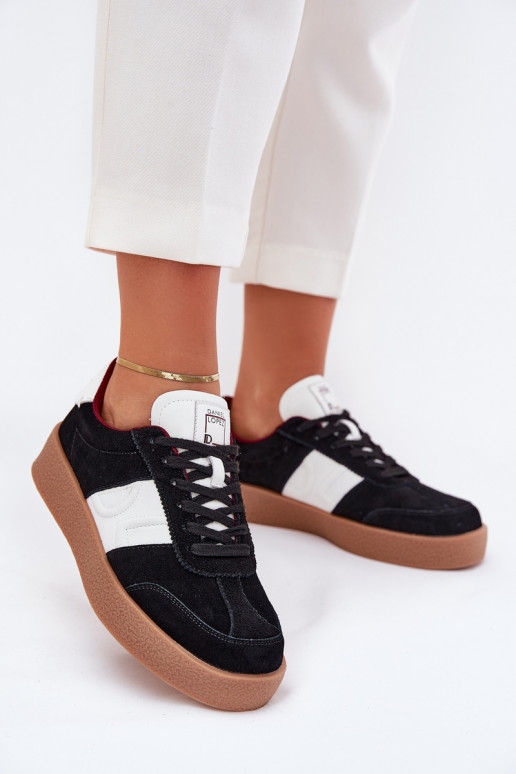 aus INildleder Sneakers Stilvollllschuhe Feminin Daniel Lopez Just Dare SS2D4021 schZuarze Farbe aus INildleder Sneakers Stilvollllschuhe Feminin Daniel Lopez Just Dare SS2D4021 schZuarze Farbe