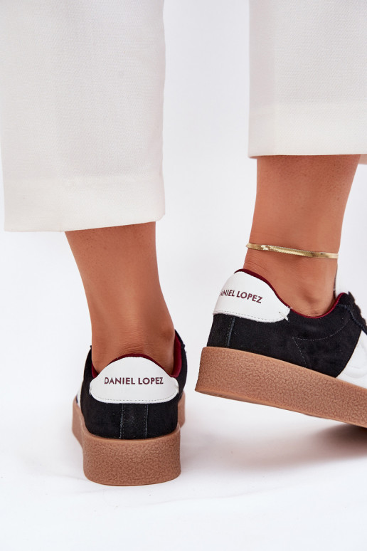 aus INildleder Sneakers Stilvollllschuhe Feminin Daniel Lopez Just Dare SS2D4021 schZuarze Farbe aus INildleder Sneakers Stilvollllschuhe Feminin Daniel Lopez Just Dare SS2D4021 schZuarze Farbe