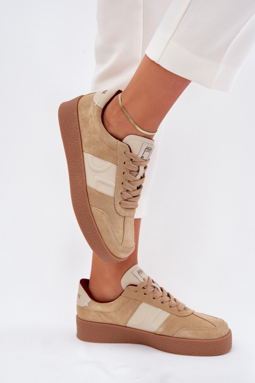aus INildleder Sneakers Stilvollllschuhe Feminin Daniel Lopez Just Dare SS2D4022 Beige aus INildleder Sneakers Stilvollllschuhe Feminin Daniel Lopez Just Dare SS2D4022 Beige