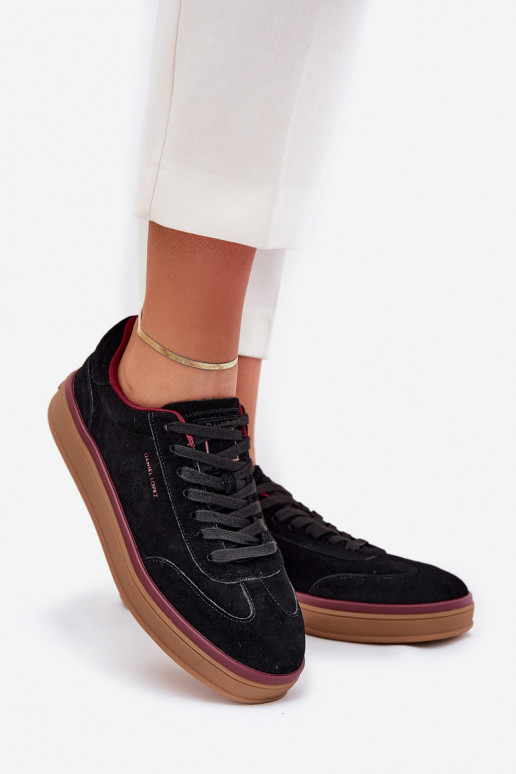 aus INildleder Feminin Sneakers Stilvollllschuhe Daniel Lopez Just Dare SS2D4006 schZuarze Farbe aus INildleder Feminin Sneakers Stilvollllschuhe Daniel Lopez Just Dare SS2D4006 schZuarze Farbe