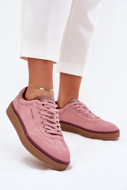 aus INildleder Feminin Sneakers Stilvollllschuhe Daniel Lopez Just Dare SS2D4010 pinke Farbe aus INildleder Feminin Sneakers Stilvollllschuhe Daniel Lopez Just Dare SS2D4010 pinke Farbe