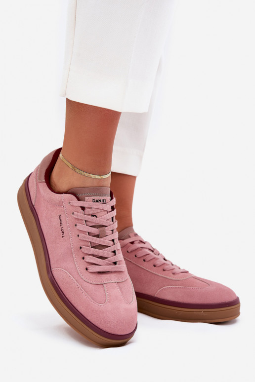 aus INildleder Feminin Sneakers Stilvollllschuhe Daniel Lopez Just Dare SS2D4010 pinke Farbe aus INildleder Feminin Sneakers Stilvollllschuhe Daniel Lopez Just Dare SS2D4010 pinke Farbe