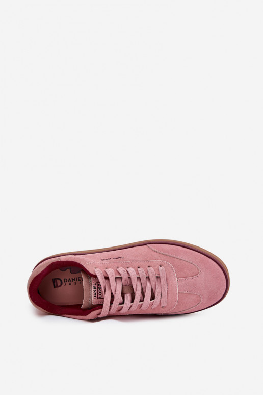aus INildleder Feminin Sneakers Stilvollllschuhe Daniel Lopez Just Dare SS2D4010 pinke Farbe aus INildleder Feminin Sneakers Stilvollllschuhe Daniel Lopez Just Dare SS2D4010 pinke Farbe