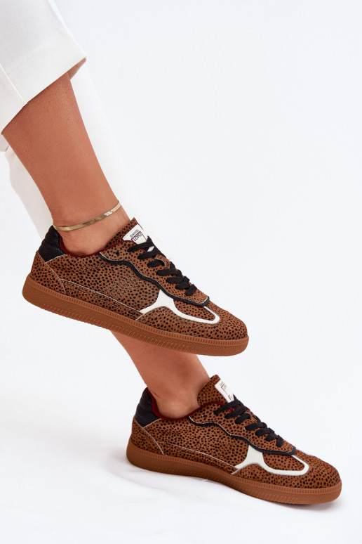 Sneakers Stilvollllschuhe Feminin Daniel Lopez Just Dare SS2D4016 braune Farbe Sneakers Stilvollllschuhe Feminin Daniel Lopez Just Dare SS2D4016 braune Farbe