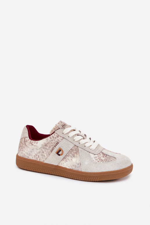 Sneakers Stilvollllschuhe Feminin Daniel Lopez Just Dare SS2D4032 Tiermuster Beige Sneakers Stilvollllschuhe Feminin Daniel Lopez Just Dare SS2D4032 Tiermuster Beige
