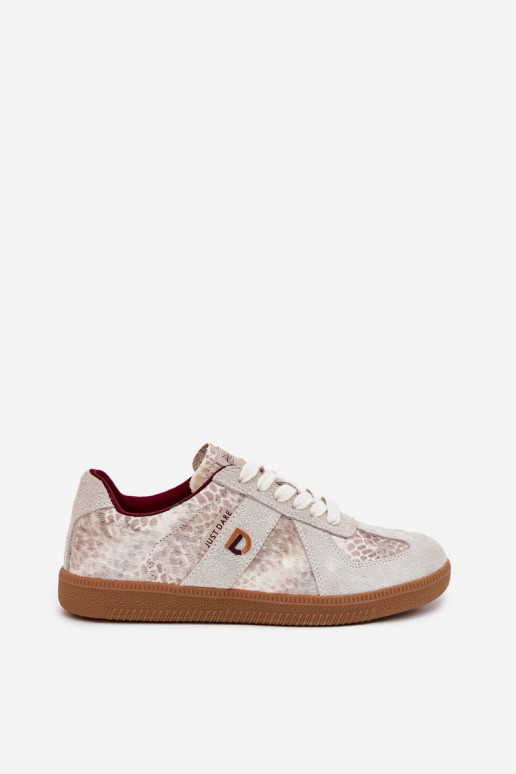 Sneakers Stilvollllschuhe Feminin Daniel Lopez Just Dare SS2D4032 Tiermuster Beige Sneakers Stilvollllschuhe Feminin Daniel Lopez Just Dare SS2D4032 Tiermuster Beige