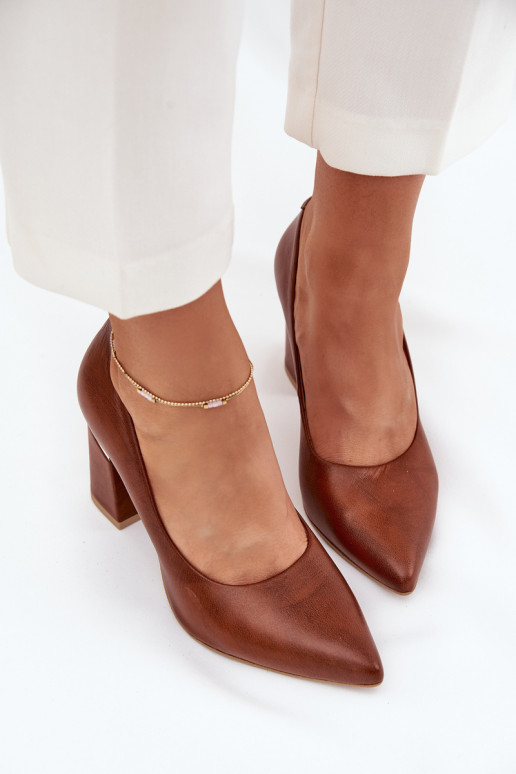 Haut Schuhe LeZuski 3117 dunkelbraun