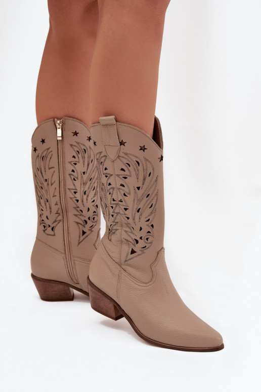 Haut StiefelAżuroZuą CholeZuką Zazoo 3714 Beige