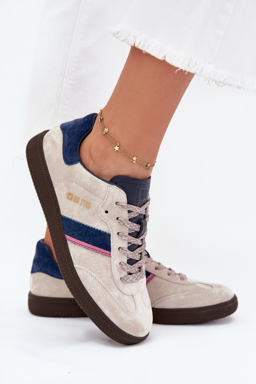 aus INildleder Niedrig Sneakers Stilvollllschuhe Feminin Big Star SS274679 HI-POLY SYSTEM graue Farbe aus INildleder Niedrig Sneakers Stilvollllschuhe Feminin Big Star SS274679 HI-POLY SYSTEM graue Farbe