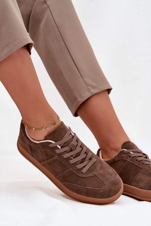 aus INildleder Sneakers Stilvollllschuhe Feminin Big Star SS274676 HI-POLY SYSTEM braune Farbe aus INildleder Sneakers Stilvollllschuhe Feminin Big Star SS274676 HI-POLY SYSTEM braune Farbe