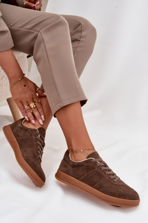 aus INildleder Sneakers Stilvollllschuhe Feminin Big Star SS274676 HI-POLY SYSTEM braune Farbe aus INildleder Sneakers Stilvollllschuhe Feminin Big Star SS274676 HI-POLY SYSTEM braune Farbe