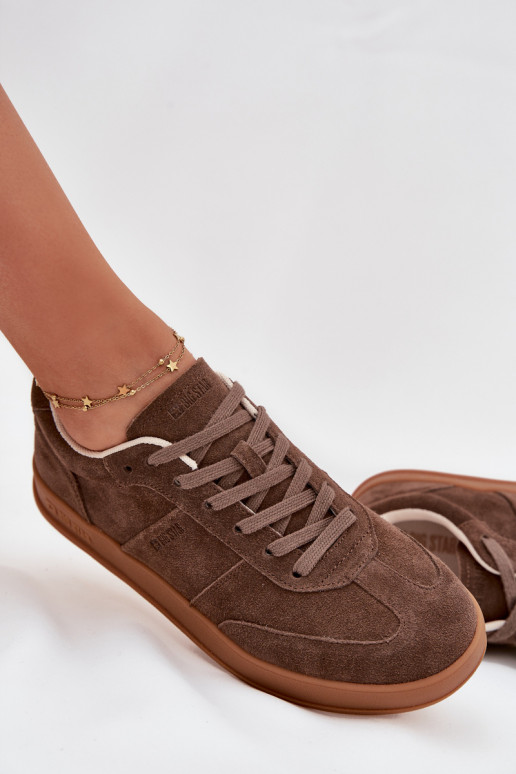 aus INildleder Sneakers Stilvollllschuhe Feminin Big Star SS274676 HI-POLY SYSTEM braune Farbe aus INildleder Sneakers Stilvollllschuhe Feminin Big Star SS274676 HI-POLY SYSTEM braune Farbe