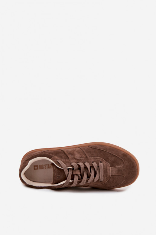 aus INildleder Sneakers Stilvollllschuhe Feminin Big Star SS274676 HI-POLY SYSTEM braune Farbe aus INildleder Sneakers Stilvollllschuhe Feminin Big Star SS274676 HI-POLY SYSTEM braune Farbe