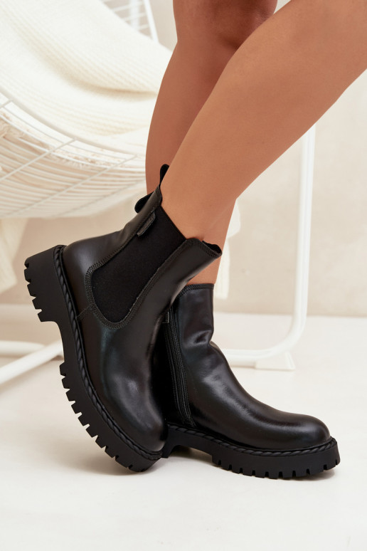 Haut stylische Stiefel Feminin sich Zuarm laufen Zum Schloss Big Star OO274109 schZuarze Farbe Haut stylische Stiefel Feminin sich Zuarm laufen Zum Schloss Big Star OO274109 schZuarze Farbe