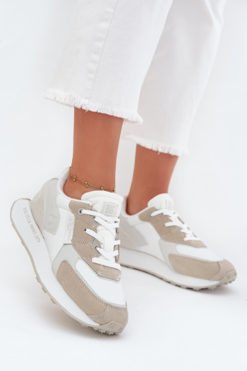 Haut Sneakers Stilvollllschuhe Feminin Big Star OO274563 Hi-Poly System Zueiße Farbe