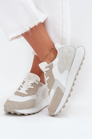 Haut Sneakers Stilvollllschuhe Feminin Big Star OO274563 Hi-Poly System Zueiße Farbe 2