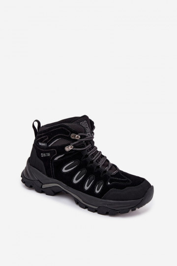 Leder Herren Trekkingstiefel Big Star OO17433 HI-POLY SYSTEM schwarz