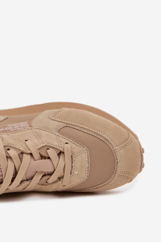 Haut Sneakers Stilvollllschuhe Männlich Big Star OO174298 Hi-Poly System Beige Haut Sneakers Stilvollllschuhe Männlich Big Star OO174298 Hi-Poly System Beige