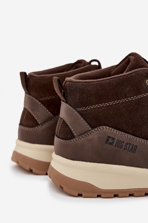 aus INildleder INanderstiefel Männlich Big Star SS174263 braune Farbe aus INildleder INanderstiefel Männlich Big Star SS174263 braune Farbe