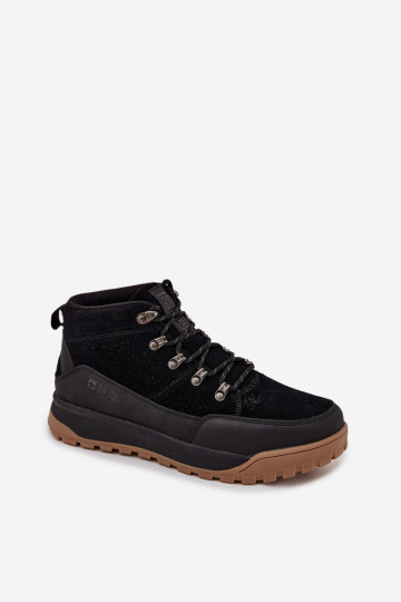 Wildleder Herren Trekkingstiefel Big Star SS174265 schwarz