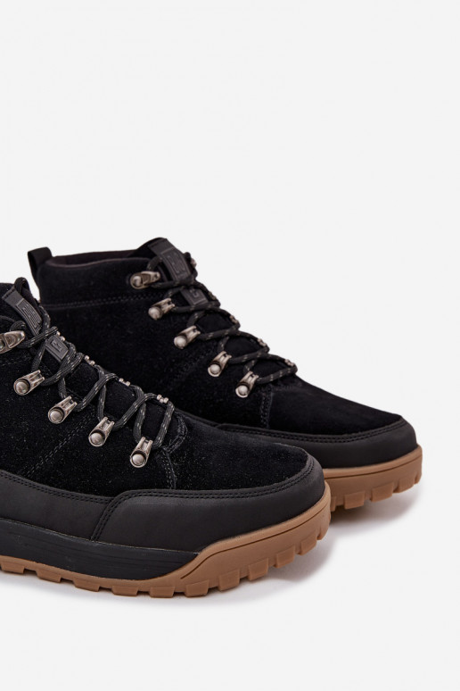 aus INildleder INanderstiefel Männlich Big Star SS174265 schZuarze Farbe aus INildleder INanderstiefel Männlich Big Star SS174265 schZuarze Farbe