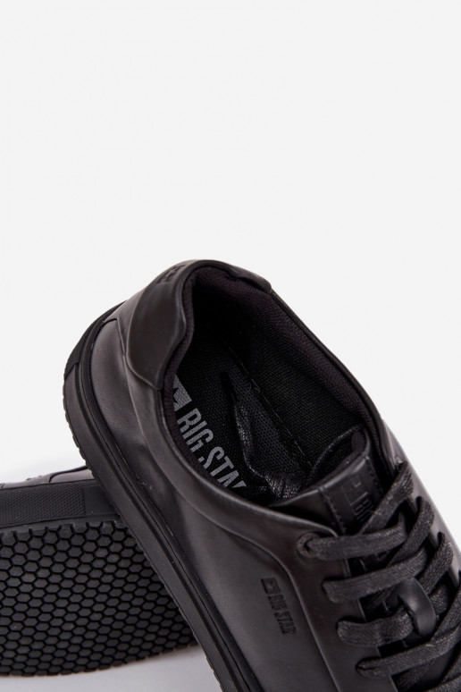 Haut lässige Schuhe Sneakers Stilvollllschuhe Männlich Big Star SS174121 schZuarze Farbe Haut lässige Schuhe Sneakers Stilvollllschuhe Männlich Big Star SS174121 schZuarze Farbe