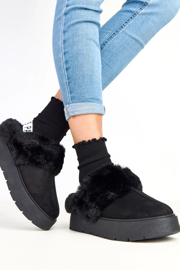 Schwarze kurze, von Pelz... 2