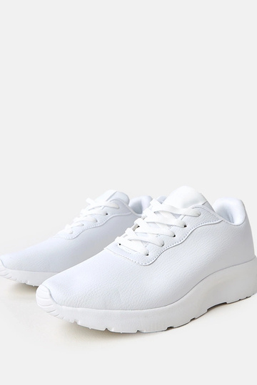 Weiße Herren-Sneaker mit erhöhter Sohle Christien 2