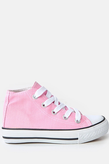 Helle rosa Kindersneaker bis zum Knöchel Tandy