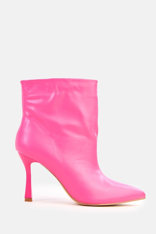 Rosa Slipper-Stiefeletten aus...