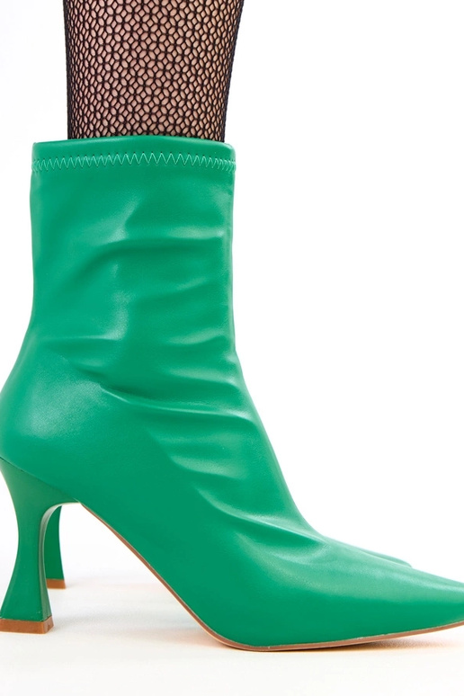 Grüne High Heels aus Kunstleder „Fatira"