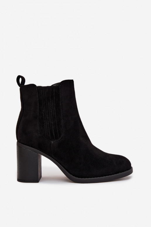 sich Zuarm laufen Damenstiefel Ermöglicht SłupkoZuym Obcasie schZuarze Farbe Brevina