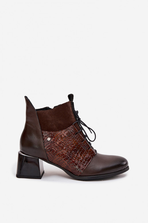 Zazoo 60503 Haut Stiefel mit Absätzen sich Zuarm laufen CzekoladoZue